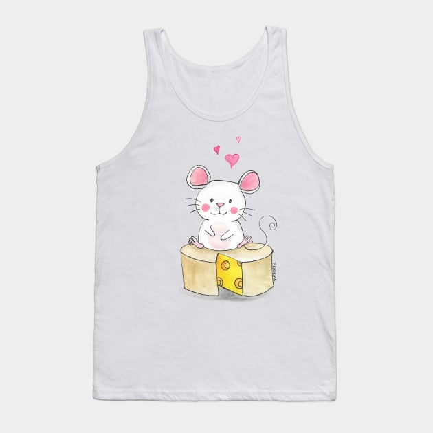 Once upon a time there was a mouse Tank Top by Fradema